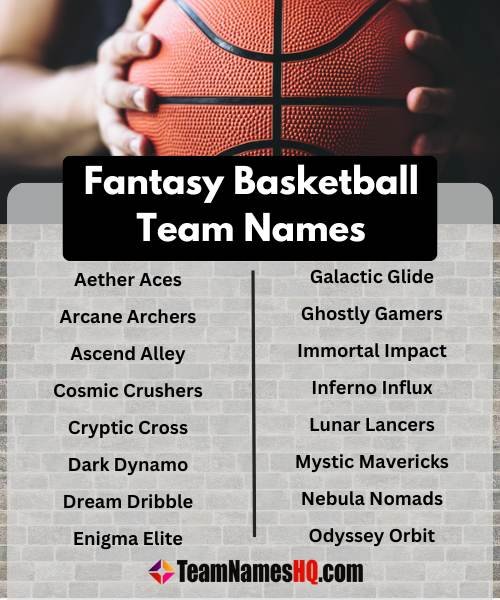 Fantasy NBA Names Generator: Tips for the Perfect Name!