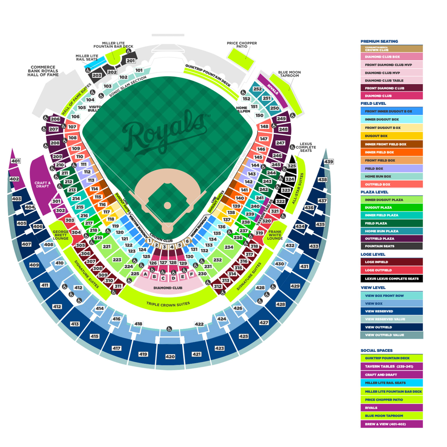 Kauffman Stadium Interactive Seat Map: Find Your Perfect Spot!