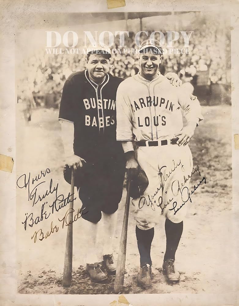 See Babe Ruth and Lou Gehrig: Classic Photos & Rare Images!