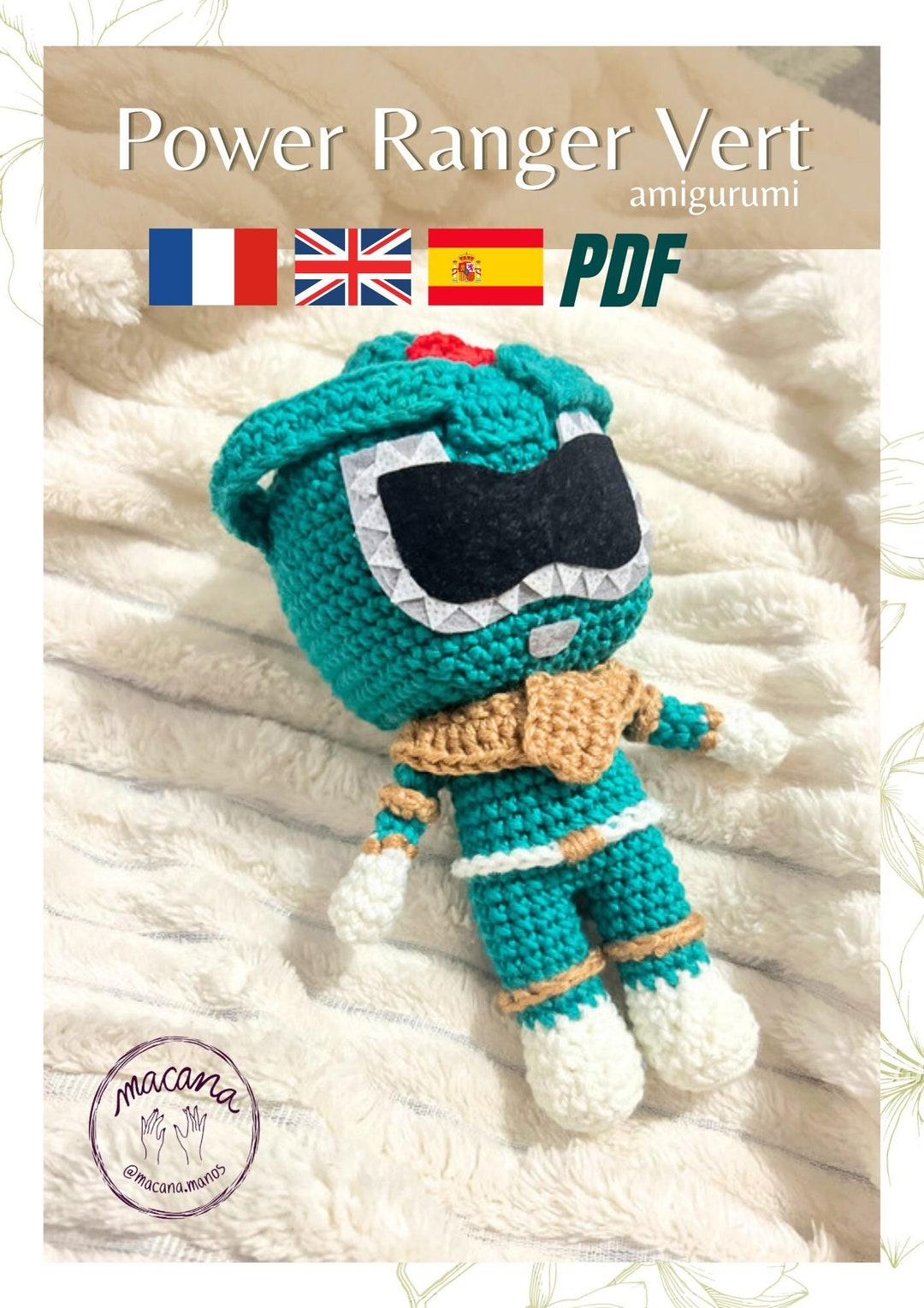 Need a Crochet Power Ranger? Step-by-Step Guide for Beginners.