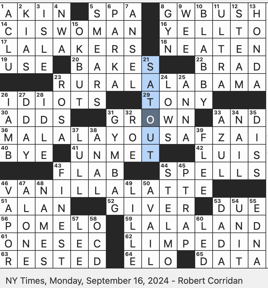 Easy: Ooh La La in NYT Crossword (Answer and Explanation)