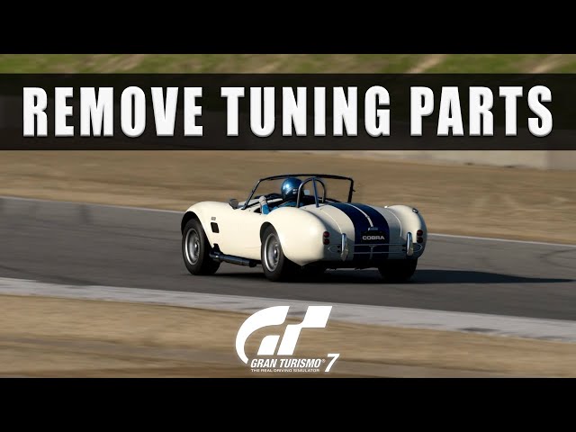 Need to Remove Car Parts in Gran Turismo 7? (Easy Guide for Beginners!)