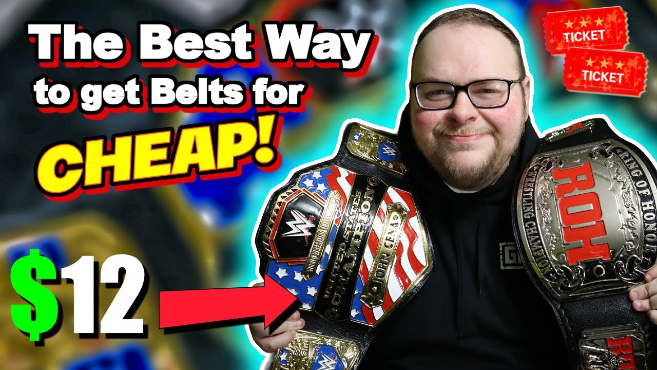 How to find cheap wrestling belts (5 tips for getting the best deals)