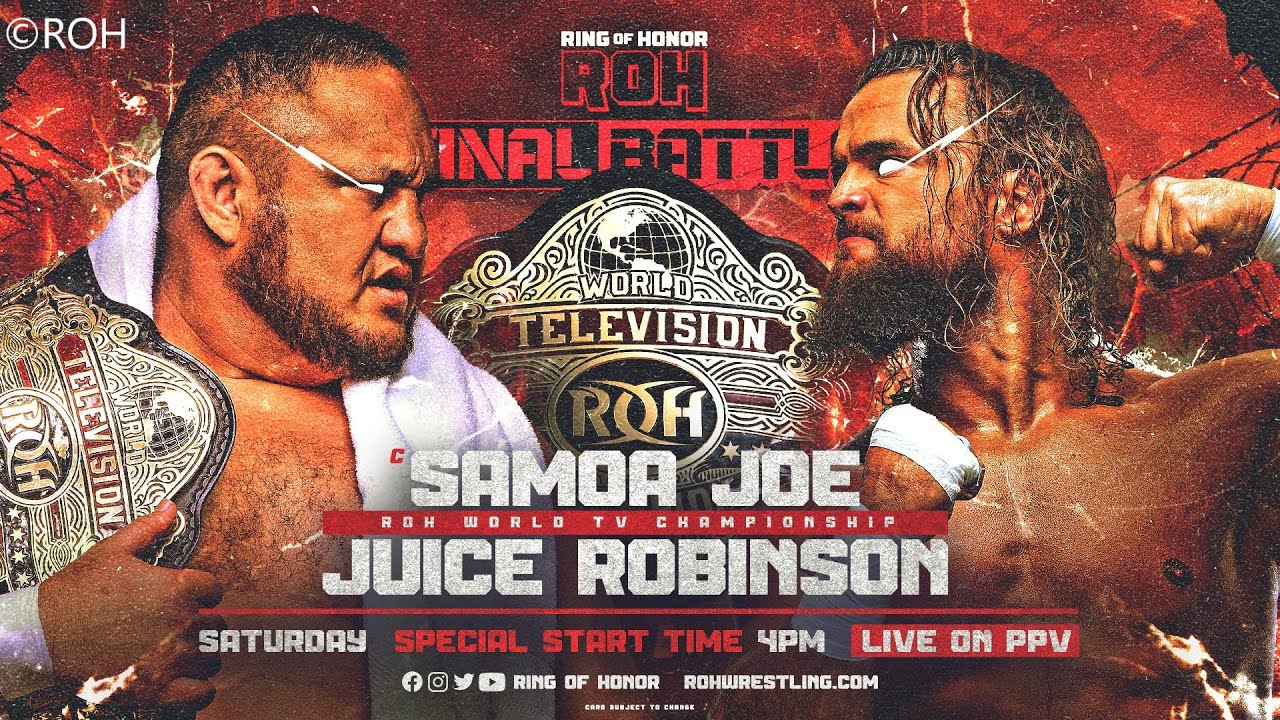 Samoa Joe vs Juice Robinson: See Highlights and Results.