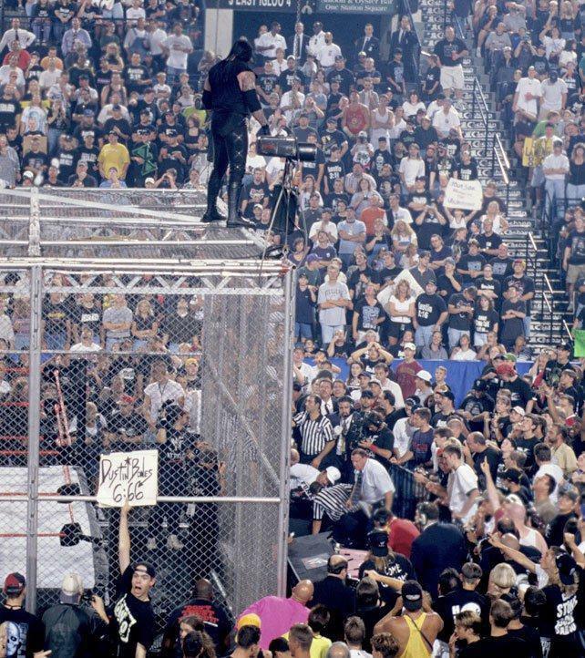 Watch Undertaker Throw Mankind Off Hell in a Cell: The Full Story